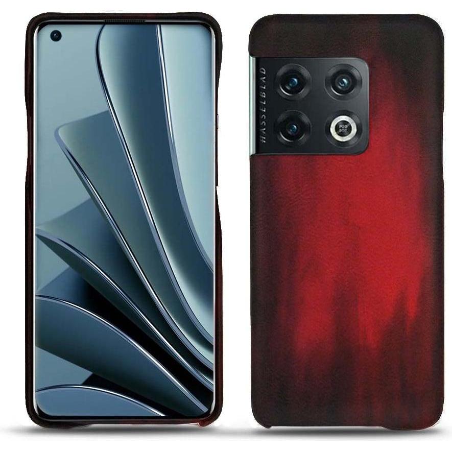 Noreve Lederschutzhülle (OnePlus 10 Pro), Smartphone Hülle, Rot