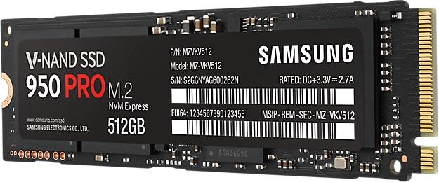 Produktbild Samsung 950 Pro (512 GB, M.2)