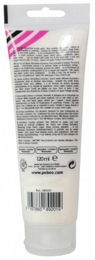 Produktbild Pebeo Decocrème Perlmutt Acrylfarben (Perle, 120 ml)