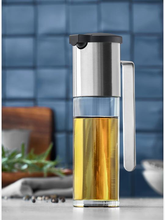 Productafbeelding WMF Azijn Olie Dispenser 120ml Return Opening Basic Glass Container Stainless Steel (120 ml)
