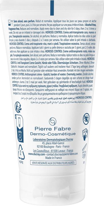 Image du produit Ducray Contrôle de l'hidrosis (Crème, 50 ml)