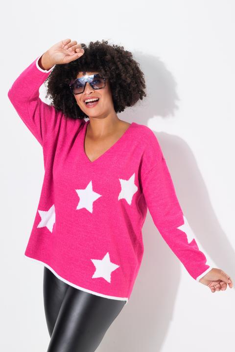 Produktbild Angel of Style Pullover, oversized, Sterne, Langarm (50, 52)