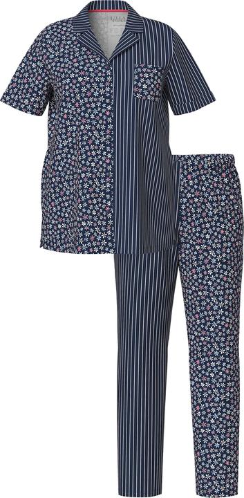 Produktbild Ulla Popken Pyjama, Mustermix, Reverskragen, Halbarm (58)