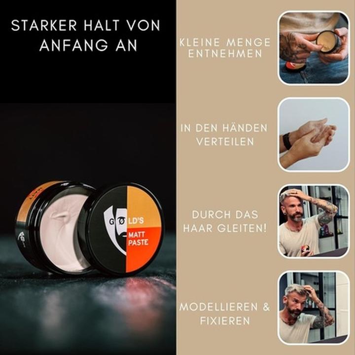 Produktbild Gold's Golds Matt Paste (Haargel, 100 ml)