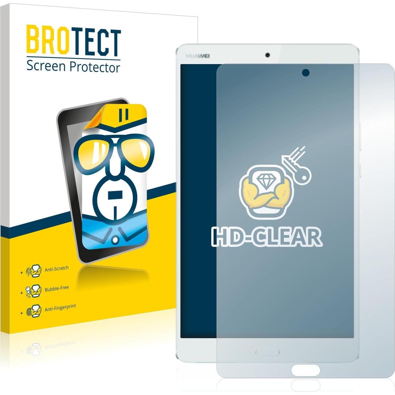 BROTECT Pellicola Trasparente (2 pz., Huawei MediaPad M3 8.4), Pellicola tablet