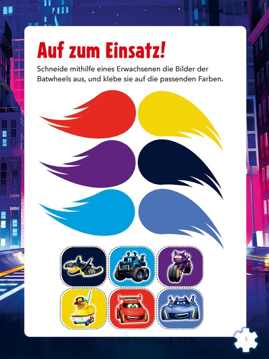 Immagine prodotto DC Batwheels: avventura da colorare e puzzle