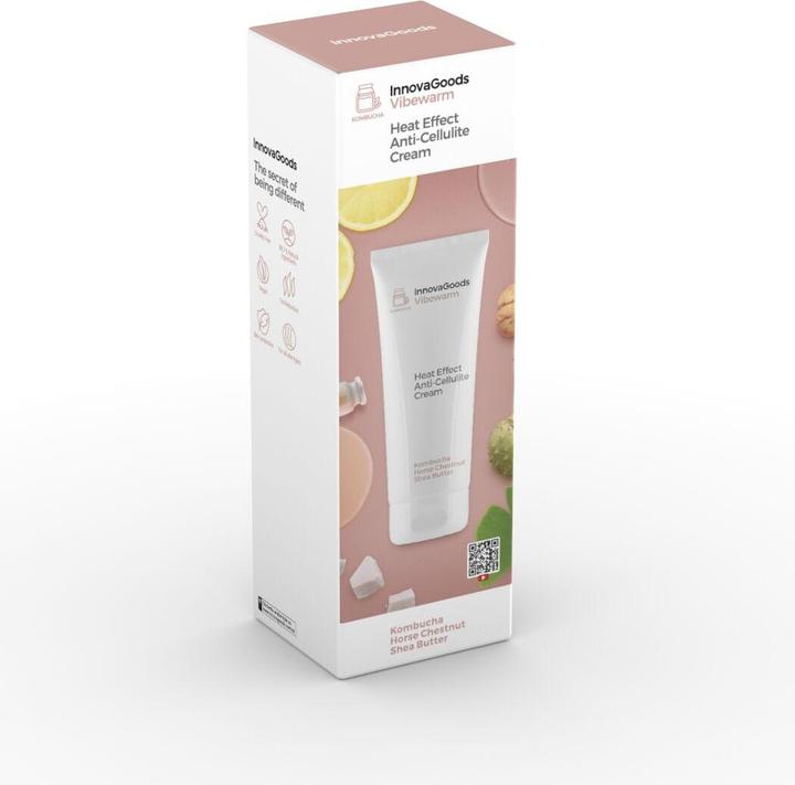 Produktbild InnovaGoods Anti-Cellulite-Creme mit Wärmeeffekt Kombucha Vibewarm 200 ml (Körpercreme, 200 ml)