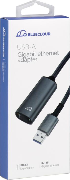 Produktbild Bluecloud USB-A 3.0 Gigabit Ethernet adapter (USB, RJ45 (1x))