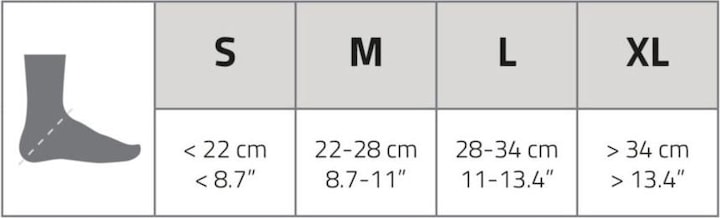 Actual product image Pure Ankle brace (L)