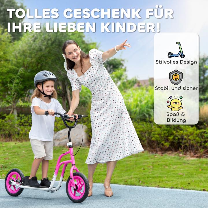 Produktbild Aiyaplay Kinderscooter Stahl, Kunststoff Rosa