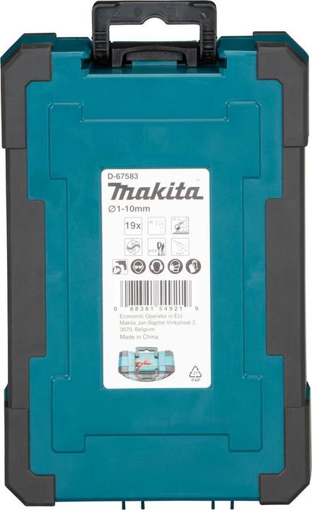 Immagine prodotto Makita Set di punte da trapano M-Force 19pcs (1,0 - 10,0 mm)