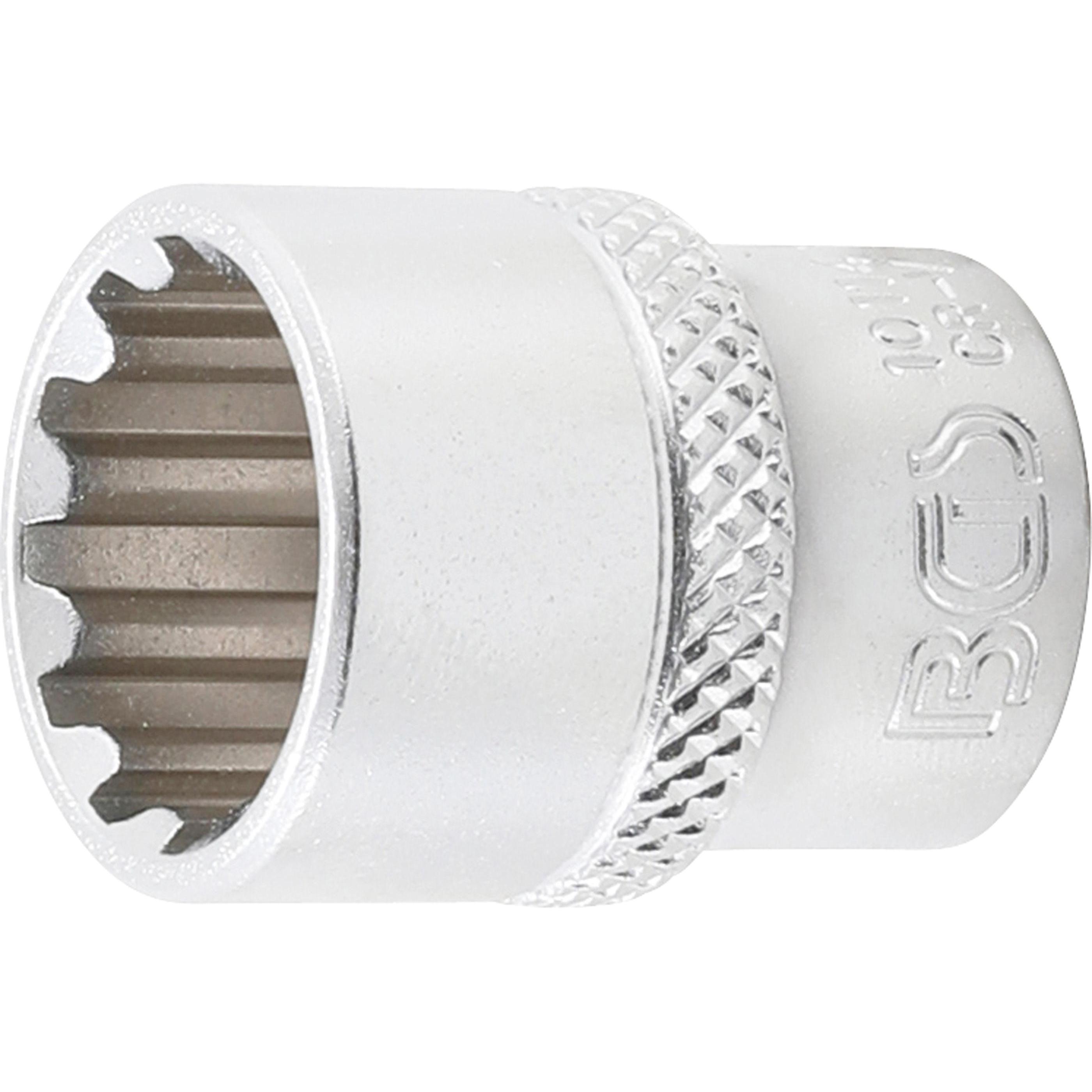 BGS, Steckschlüssel + Stecknuss, Steckschlüssel-Einsatz Gear Lock Antrieb Innenvierkant 6,3 mm (1/4") SW 14 mm (14 mm)