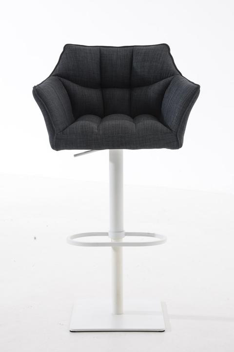 Actual product image CLP Barstool Damaso W Fabric, dark grey