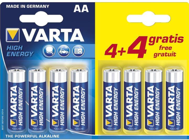 Image du produit Varta une puissance durable (8 pcs, AA, 2960 mAh)