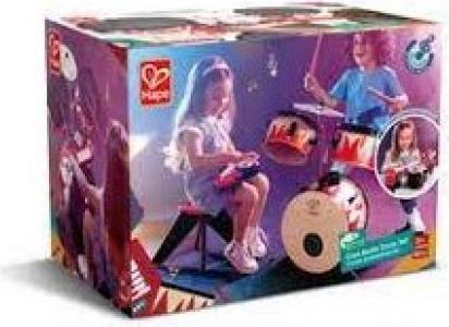 Actual product image Hape Cool drum set with stool