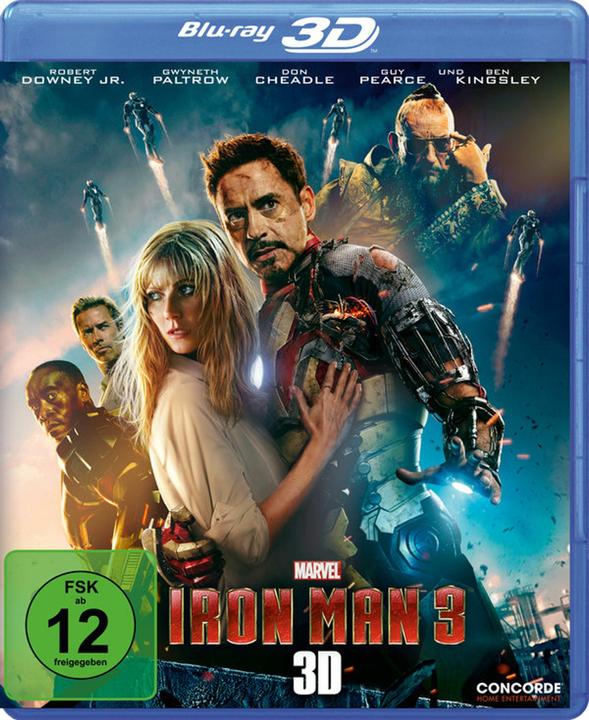 Immagine prodotto Uomo di ferro 3 3D (Blu-ray 3D, 2013, Tedesco, Inglese)