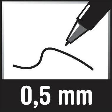 Actual product image Pentel EnerGel 1.0mm (Red, 1 x)