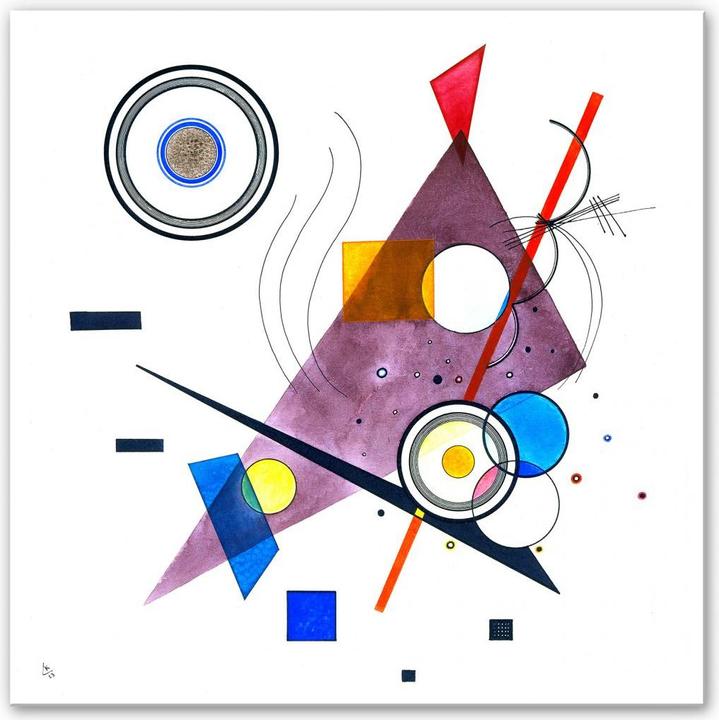 Image du produit Trenddeko Kandinsky - Composition II (40 x 40 cm)