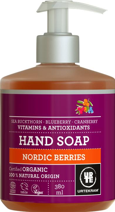 Actual product image Urtekram Liquid soap Nordic Berries 300 ml (Liquid soap, 300 ml)