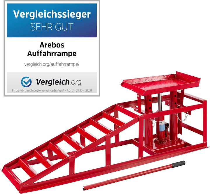 Arebos PKW Auffahrrampe