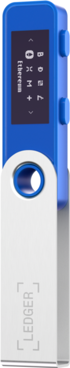 Produktbild Ledger Nano S Plus - Blau (Bitcoin, Ethereum Classic, Expanse, Dogecoin, Dash, Litecoin, Decred)