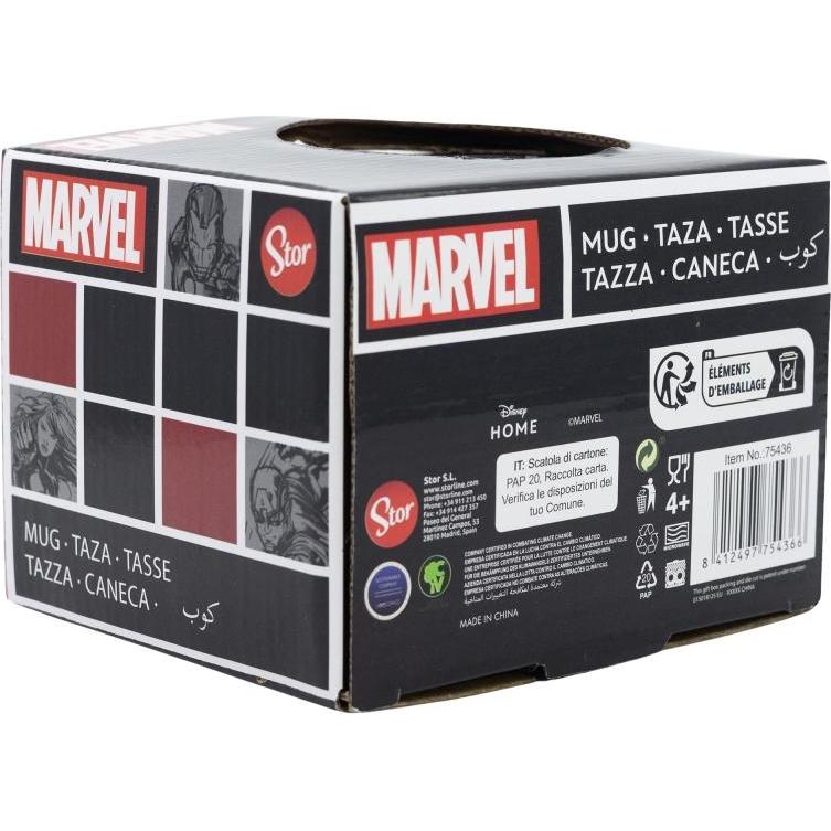 Thumbnail - Stor, Tasse, Young Adult - Marvel - Mug Globe Céramique en Boîte Cadeau - Marvel Patern - 380 ML (380 ml)