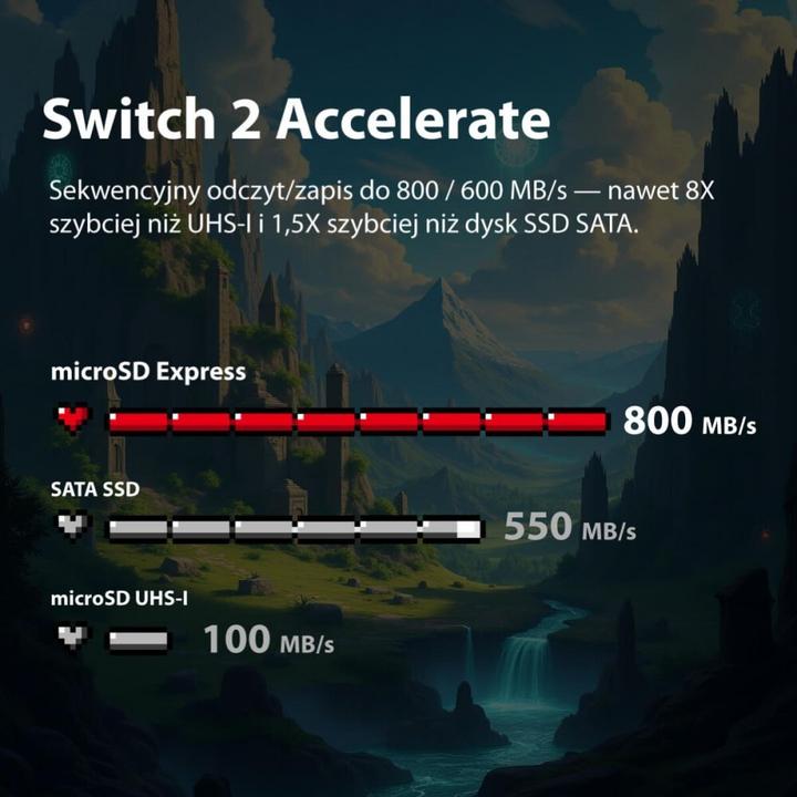 Produktbild Patriot microSDXC 256 GB Express 800/600 MB/s Nintendo Switch 2-Karte (256 GB, microSDXC)
