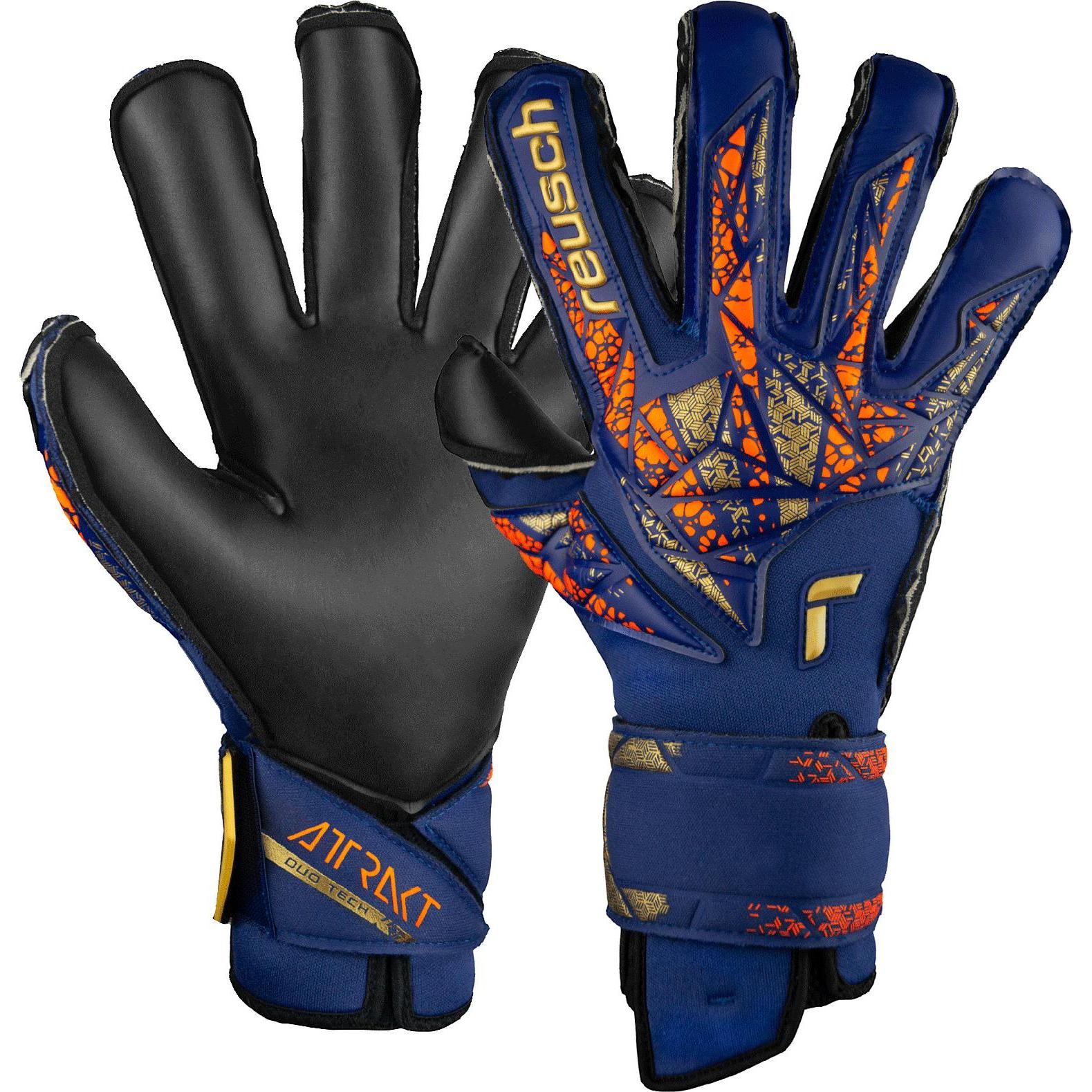 Reusch, Unisex, Handschuhe, Attrakt Duo Evolution, Blau, (8.5)