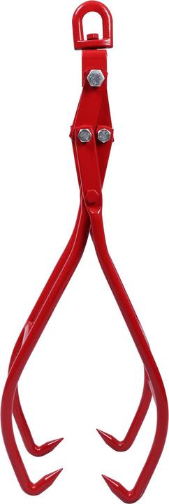 Actual product image Wiltec Forestry Log Grapple Lifting Tongs for Logs, 930 mm, Load Capacity of 1000 kg, with 4 Claws (475 mm)