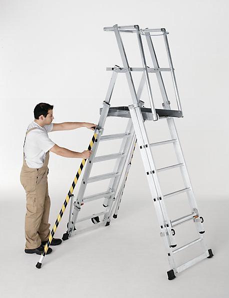 Immagine prodotto kaiserkraft Scala a piattaforma telescopica (Stile, 270 cm)