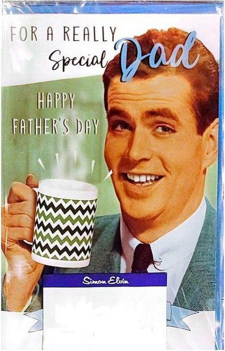 Actual product image Simon Elvin For A Really Special Dad Fathers Day Greetings Card (Pack of 6) (6 pcs.)