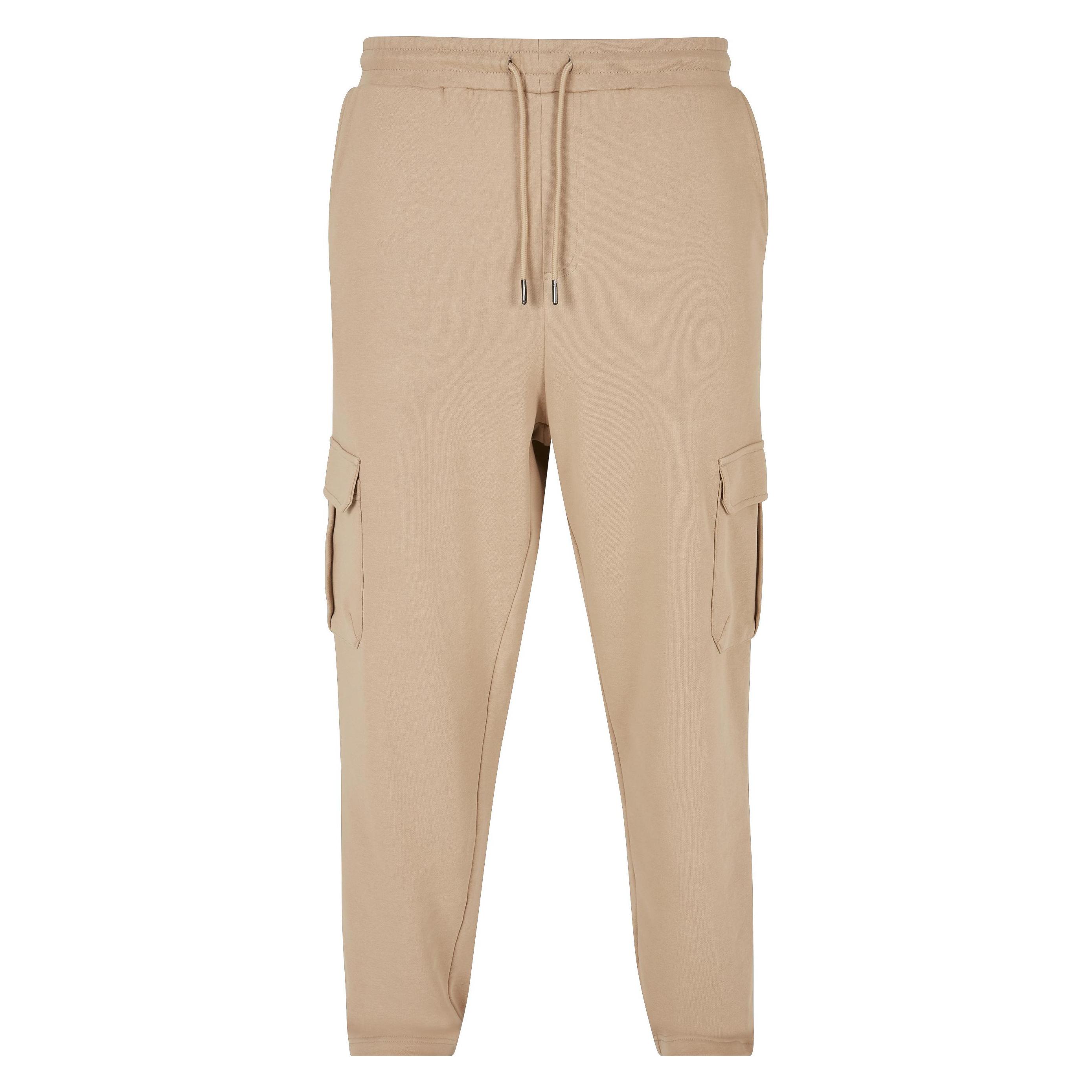 Urban Classics, Herren, Hosen, 90‘s Cargo Sweatpants - 18016, Beige, (3XL)