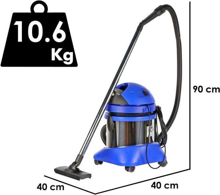 Image du produit Annovi Reverberi Annovi et Reverberi 4100 Cuve d'aspirateur 20LitresTambour en acier inoxydable 1250 W (Aspirateur eau et poussière)