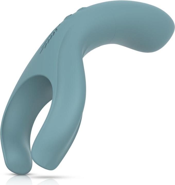 Actual product image Bloom The Peony Couple Vibrator - Green