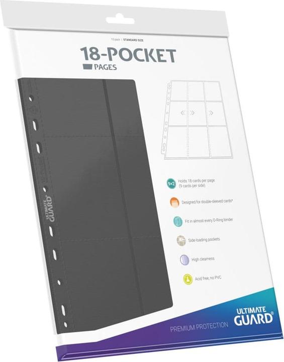 Actual product image Ultimate Guard UGD010412 - 18-Pocket Side-Loading Pages (10), grau