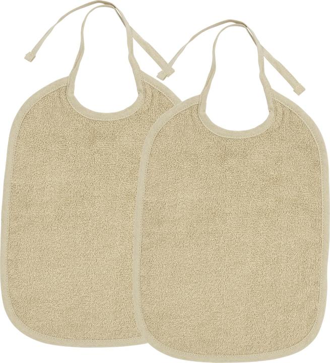 Image du produit Meyco Bavoir 2pcs basic éponge sable