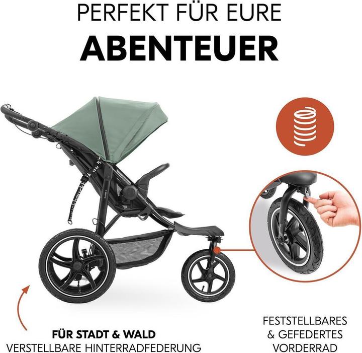 Actual product image Hauck Buggys & Sportwagen Buggy & Jogger Runner 3 (mit grossen Luftreifen)