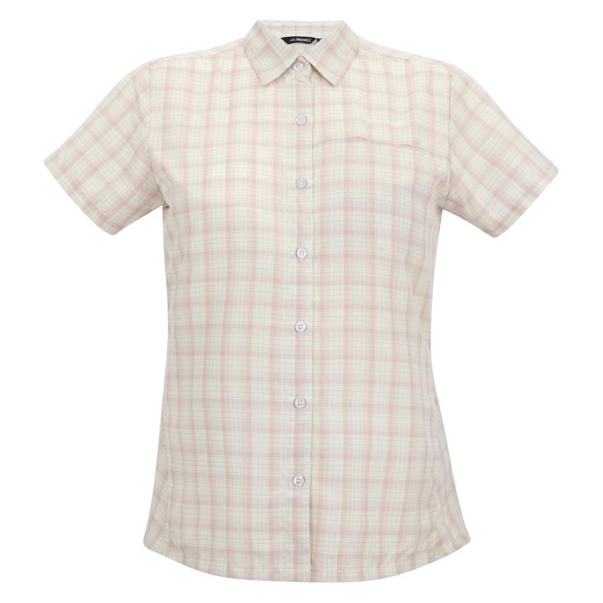 Regatta, Damen, Hemden, Mindano Viii, Pink, Weiss, (44)