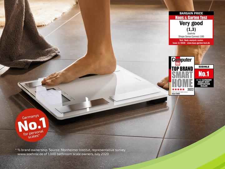 Actual product image Soehnle Shape Sense Connect 100 with Bluetooth® (180 kg)