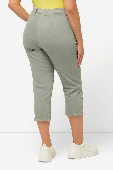 Produktbild Ulla Popken 7/8-Stretchhose Mony, Zipptaschen, Stretchkomfort (44)