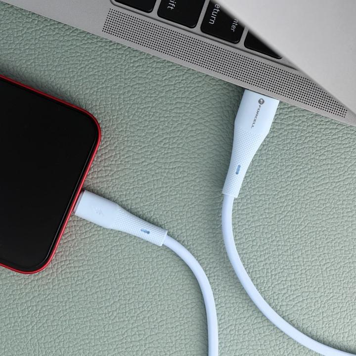 Immagine prodotto Forcell Cable F-ENERGY C343 cable USB A to Lightning 2,4A 12W Silicone 1 m blue (1 m, USB 2.0, 12 W)