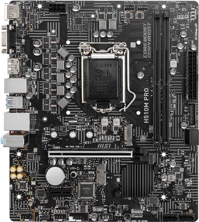 Produktbild MSI H510M PRO (LGA 1200, Intel H510, mATX)
