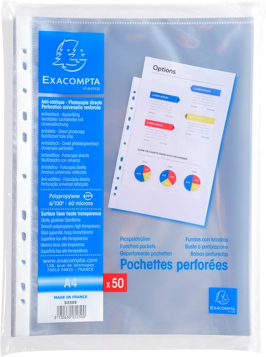 Produktbild Exacompta Hüllen und Taschen (A4, 50x)