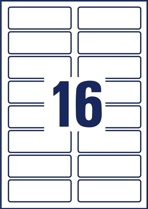 Actual product image Avery Name labels