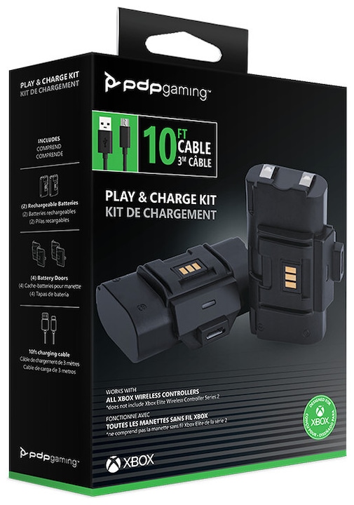 Produktbild PDP Play and Charge Kit (Xbox Series X, Xbox One X, Xbox One S, Xbox Series S)