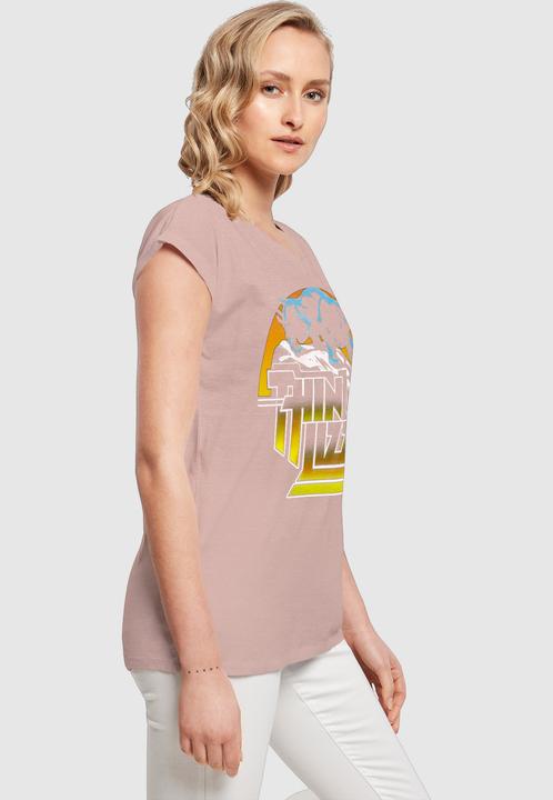 Produktbild Merchcode Ladies Thin Lizzy - TL Panther Extended Shoulder Tee - 181491 (S)
