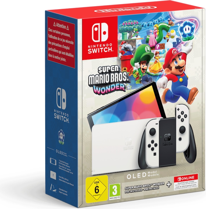 Nintendo Switch OLED model (white) - Super Mario Bros. Wonder Set