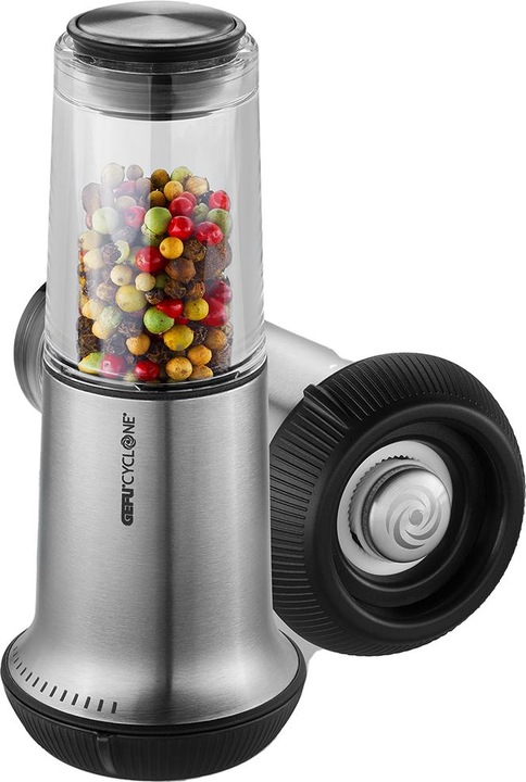 Productafbeelding GEFU Zoutmolen Pepermolen X-PLOSION M roestvrij staal 15 cm + 80 g Rasavat peper