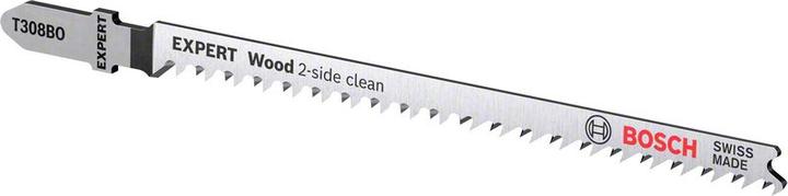 Produktbild Bosch Professional Zubehör EXPERT ‘Wood 2-side clean’ T 308 BO Stichsägeblatt, 25 Stück