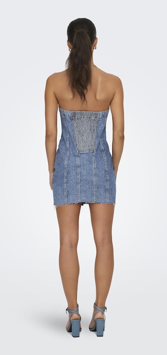 Immagine prodotto Only Abito corto senza spalline aderente in denim (L)
